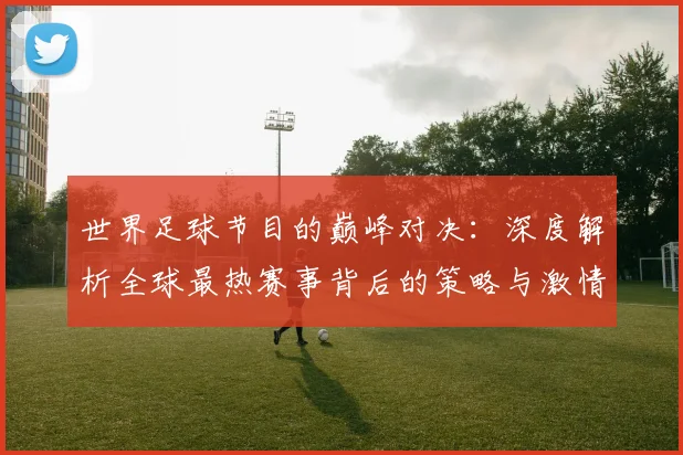 世界足球节目的巅峰对决：深度解析全球最热赛事背后的策略与激情